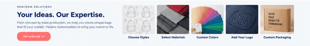 Custom packaging examples