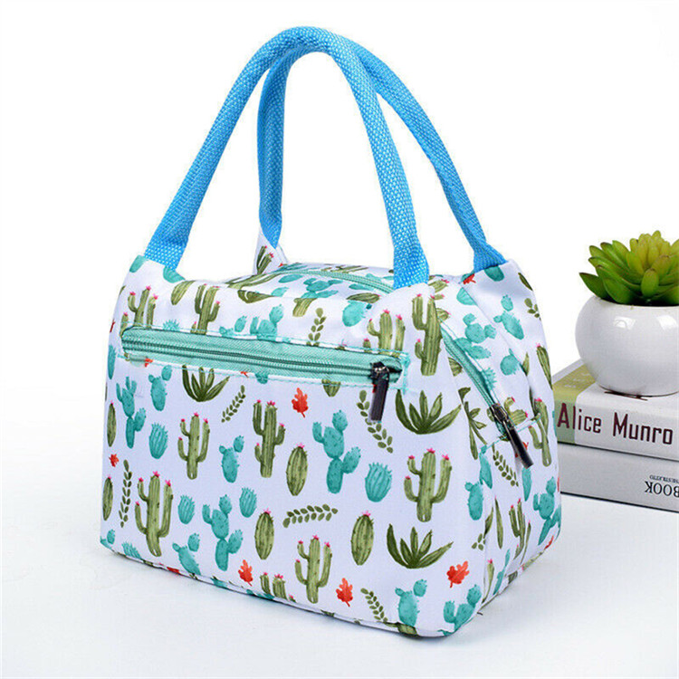 cactus school lunch bag